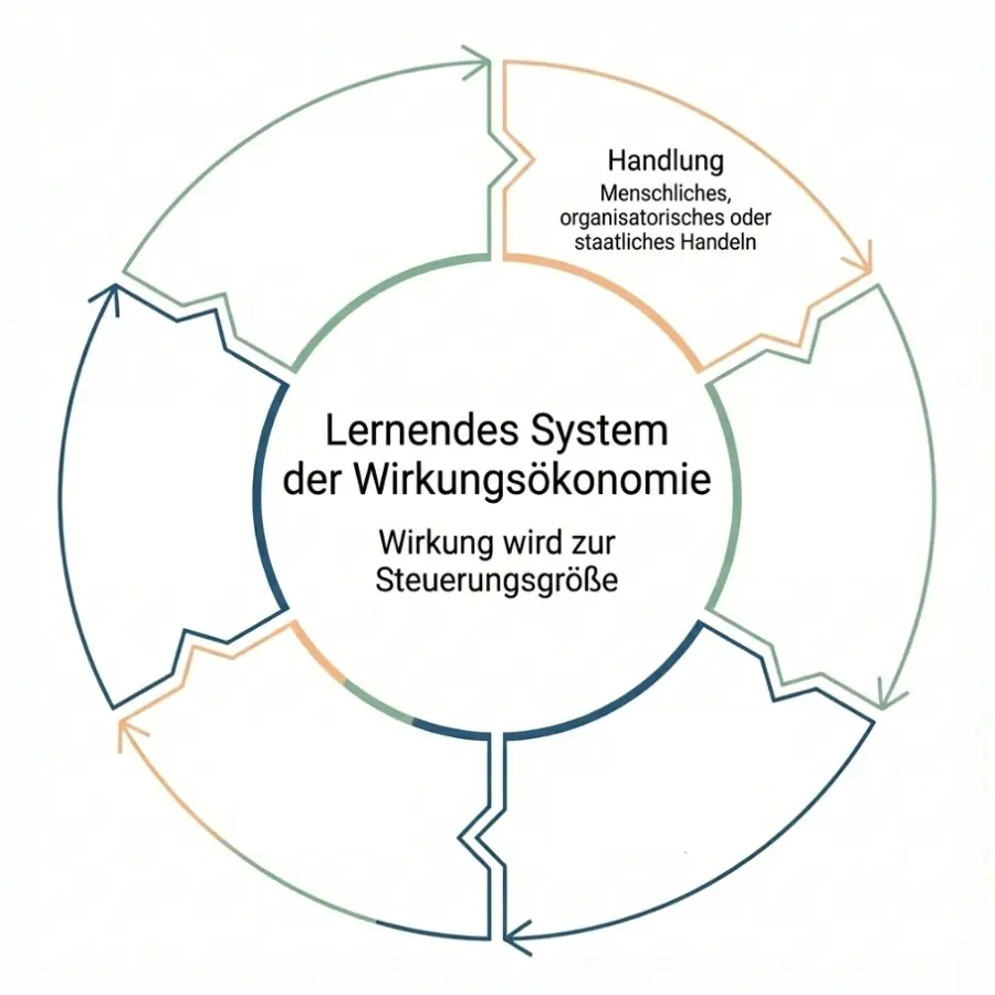 Abbildung aus dem Beitrag Die Wirkungsökonomie - ein lernendes Kreislaufsystem zur Steuerung von Wirtschaft und Gesellschaft durch Wirkung
